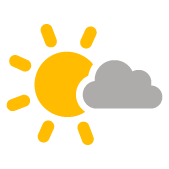 Vereinzelte Wolken mit großräumigen Auflockerungen Vereinzelte Wolken mit großräumigen Auflockerungen