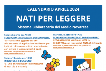 Nati per leggere - Calendario Aprile 2024