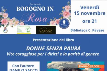 Bogogno in rosa: incontro con Danilo Sacco