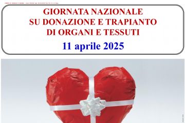 Giornata nazionale su donazione e trapianto di organi e tessuti - 11/04/2025