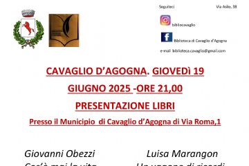 La Biblioteca Comunale presenta due libri