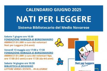 Nati per leggere - Calendario - Giugno 2025
