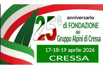 25° Anniversario Fondazione Gruppo Alpini di Cressa