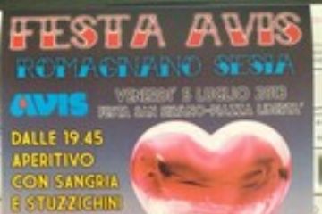 FESTA AVIS ROMAGNANO SESIA- dalle 19.45 in Piazza Libert&#224;, nell&#39;ambito della Festa di San Silvano