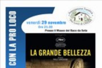 Appuntamento al  Cinema il 29 Novembre nella Sala del Museo del Baco da Seta