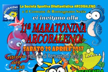 MARATONINA ARCOBALENO PER I BAMBINI DAI 2 AGLI 11 ANNI E GENITORI