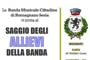 SAGGIO DEGLI ALLIEVI DELLA BANDA MUSICALE CITTADINA
