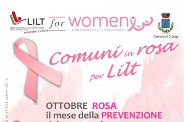 COMUNI IN ROSA PER LILT - OTTOBRE  ROSA - Campagna Nastro Rosa AIRC per la prevenzione del tumore al seno - Edizione 2021