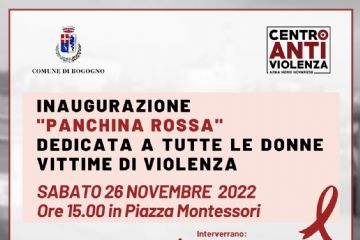 Inaugurazione &quot;Panchina rossa&quot;