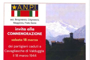 COMMEMORAZIONE PARTIGIANI CADUTI A CAVAGLIASCHE DI VALDUGGIA