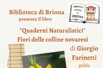 Presentazione del libro &quot;Quaderni Naturalistici - Fiori delle Colline Novaresi&quot;