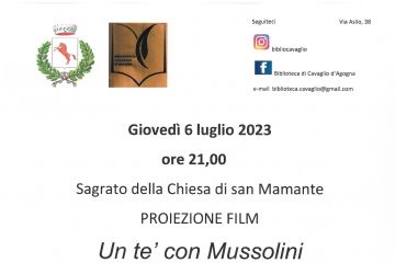 Un T&#232; con Mussolini
