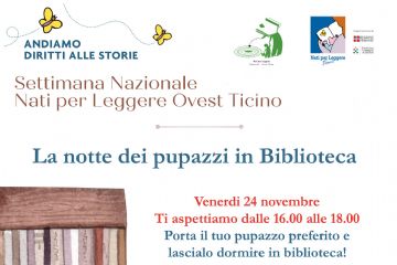 La notte dei pupazzi in biblioteca