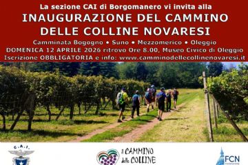 Inaugurazione Cammino delle Colline novaresi