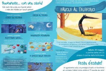 TI RACCONTO UNA STORIA, LETTURE ANIMATE IN BIBLIOTECA PER I BAMBINI