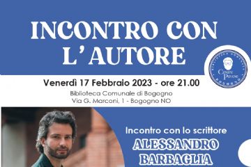 INCONTRO CON L&#39;AUTORE - ALESSANDRO BARBAGLIA