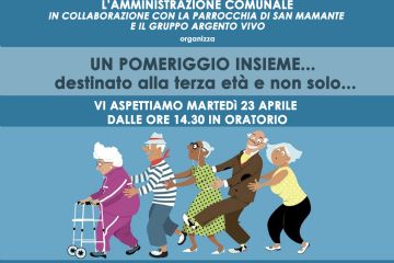 Un pomeriggio insieme... destinato alla terza et&#224; e non solo...