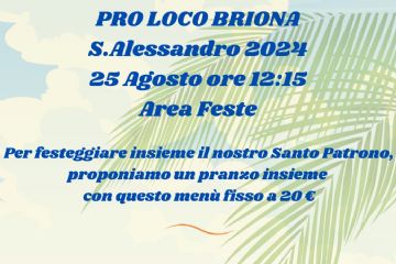 Pranzo di Sant&#39;Alessandro 2024