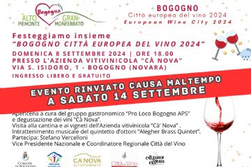 Bogogno &quot;Citt&#224; europea del vino 2024&quot;