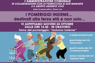 I pomeriggi insieme... destinati alla terza et&#224; e non solo...