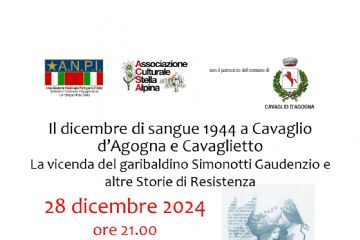 Il dicembre di sangue 1944 a Cavaglio d&#39;Agogna e Cavaglietto.