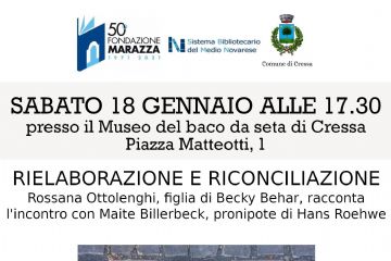 Rielaborazione e Riconciliazione - Sabato 18 Gennaio 2025 - Ore 17.30