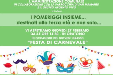 Un pomeriggio insieme... destinato alla terza et&#224; e non solo...
