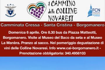 Camminata Cressa - Santa Cristina - Borgomanero - Domenica 6 Aprile 2025