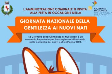 Giornata nazionale della Gentilezza ai Nuovi Nati