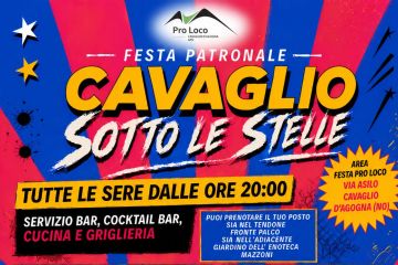 Cavaglio sotto le stelle 2026 - programma degli eventi