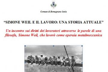 “Simone Weil e il lavoro: una storia attuale”