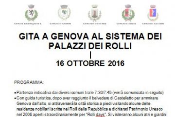 GITA A GENOVA AL SISTEMA DEI PALAZZI DEI ROLLI 