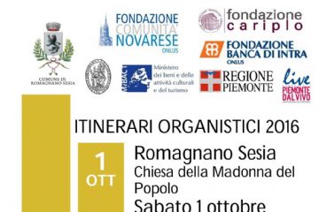 ITINERARI ORGANISTICI 2016