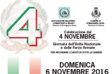 Celebrazione del 4 NOVEMBRE