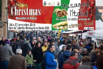 Street Food e Mercatino di Natale da tutta Italia nel cuore di Romagnano Sesia