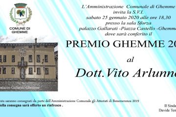 Premio Ghemme 2020