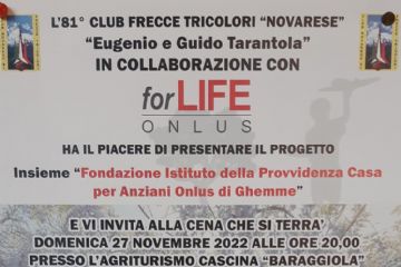 Cena benefica per Istituto della Provvidenza Casa per Anziani